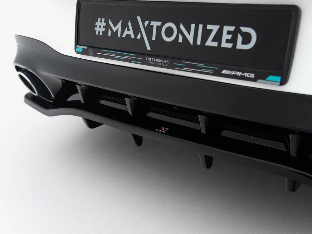 Rear Splitter (Vertical Bars) Mercedes-AMG CLA 35 / 45 Coupe / Shooting Brake C118 Facelift / X118 Facelift