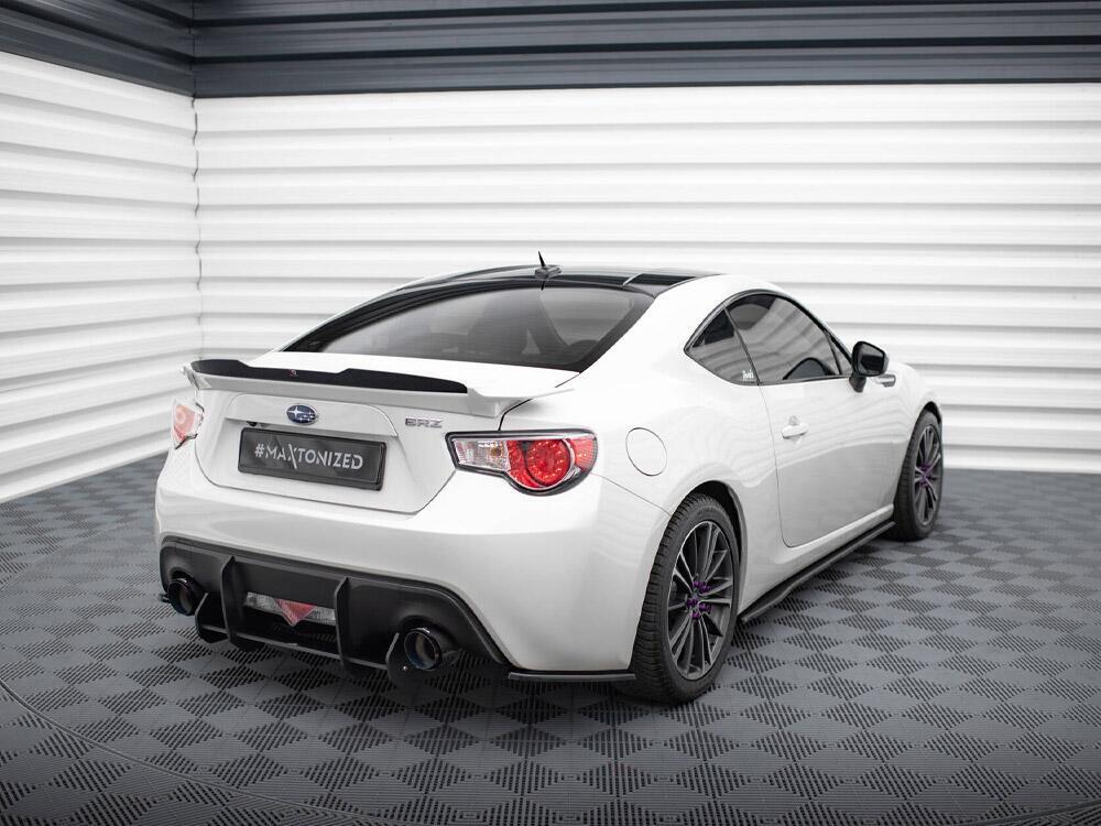 Rear Side Splitters V.1 Subaru BRZ Mk1 / Mk1 Facelift - Carbon Look