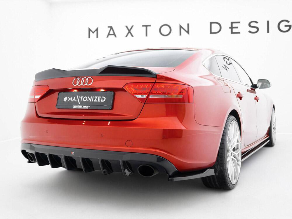 Rear Valance Audi A5 S-Line Sportback 8T (Version with single exhaust tips on both sides)