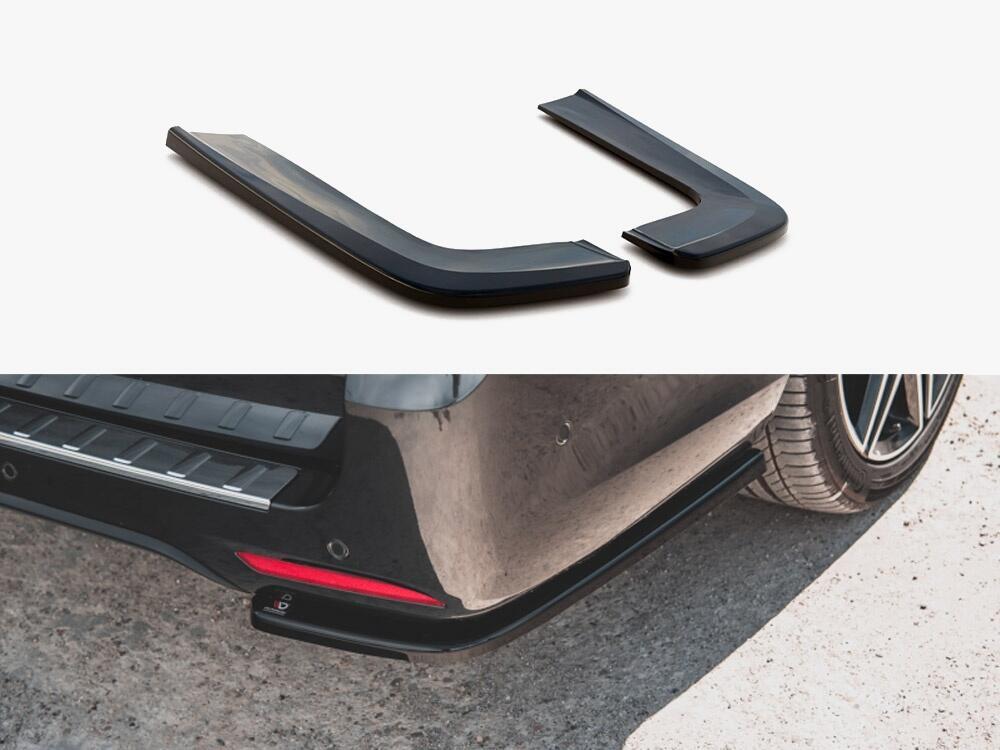 Rear Side Splitters V.1 Mercedes-Benz V-Class AMG-Line W447 Facelift - Carbon Look