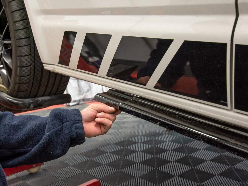 Side Skirts Diffusers VW T6 - Carbon Look