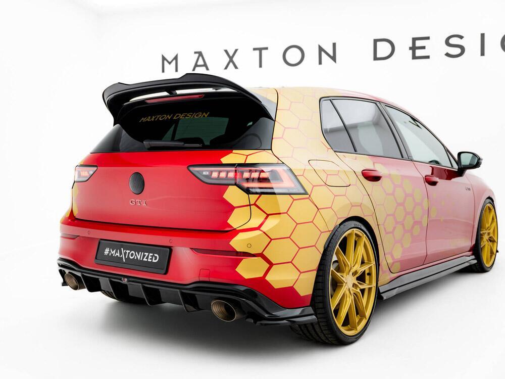 Lower Spoiler CAP 3D Volkswagen Golf GTI / GTI Clubsport / R / R-Line / GTE / GTD Mk8 / Mk8 Facelift
