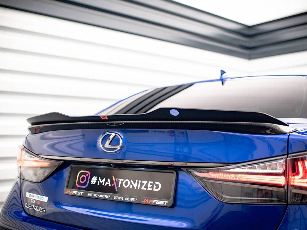Spoiler CAP Lexus GS F Mk4 Facelift - Carbon Look