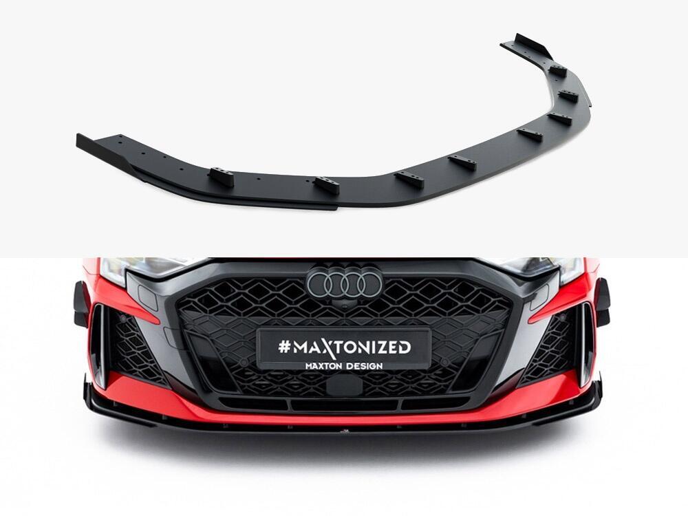 Street PRO Front Splitter + Flaps Audi RS3 Sedan 8Y Facelift