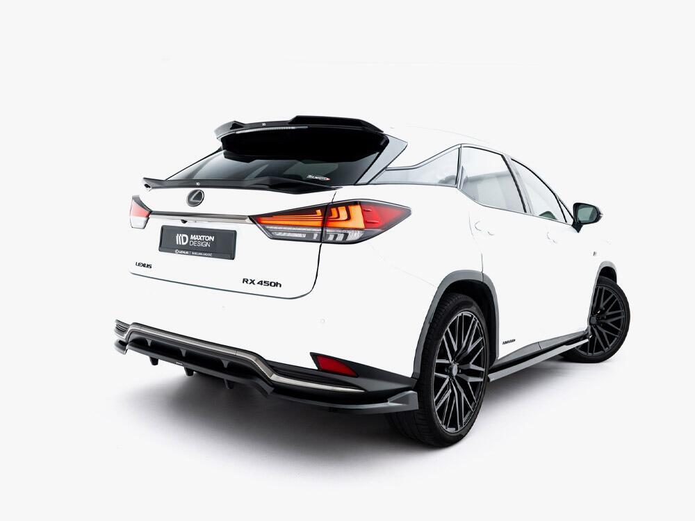Rear Splitter (Vertical Bars) Lexus RX F-Sport Mk4 Facelift