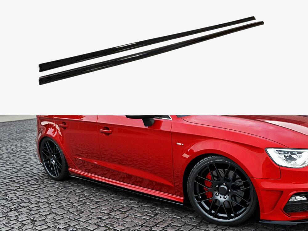 Side Skirts Diffusers Audi S3 / A3 S-Line 8V / 8V FL Sportback