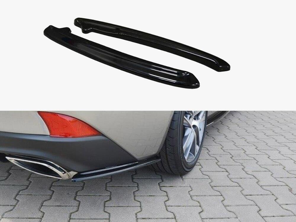 Rear Side Splitters Lexus IS Mk3 Facelift T