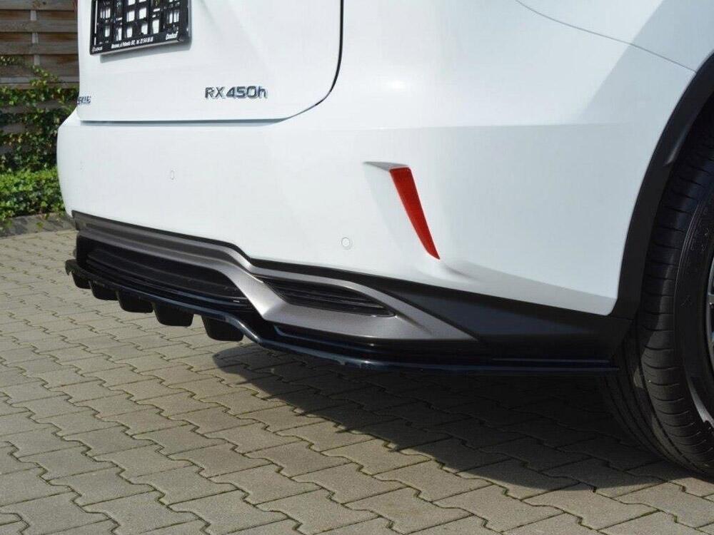 Rear Splitter (Vertical Bars) Lexus RX Mk4 H