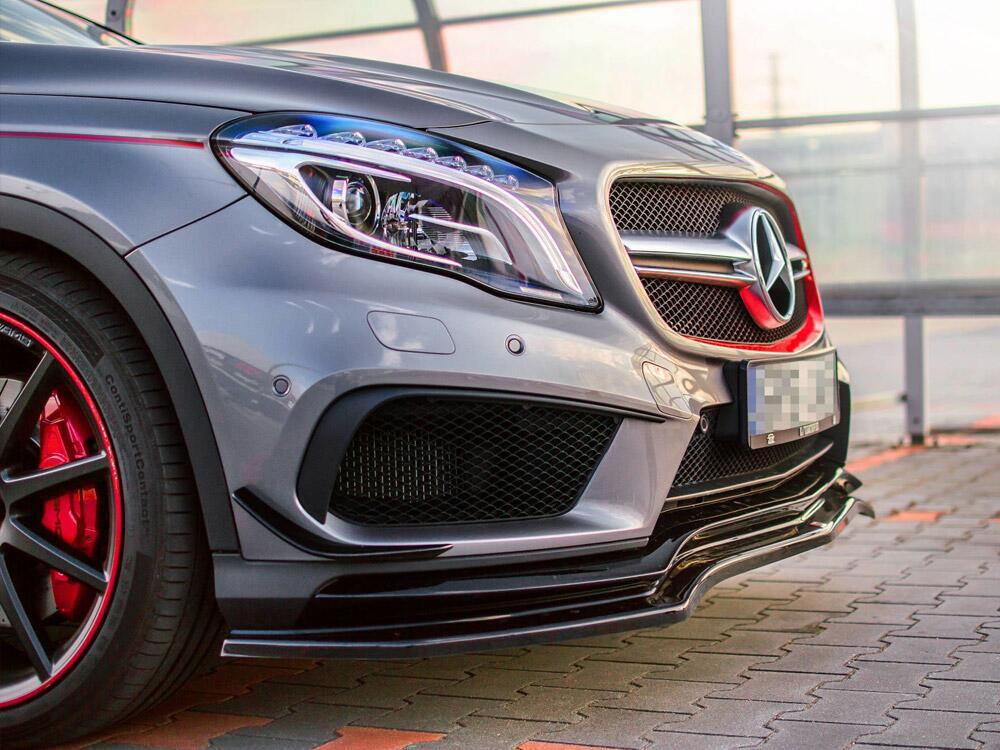 Front Splitter Mercedes-benz GLA 45 AMG SUV (X156) Pre-facelift (2014-2017)