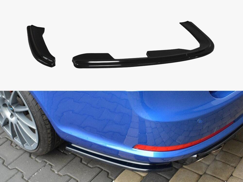 Rear Side Splitters Skoda Octavia Mk2 VRS Estate Facelift