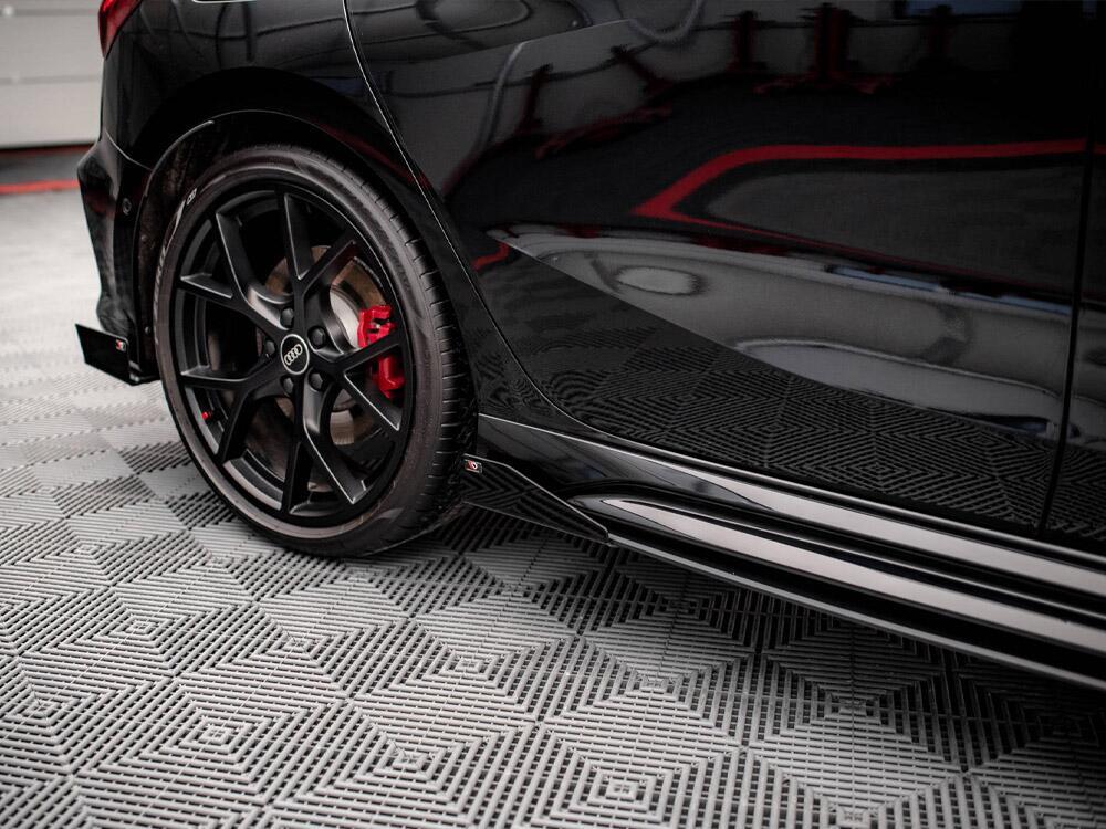 Street PRO Side Skirts Diffusers + Flaps Audi RS3 Sportback 8Y