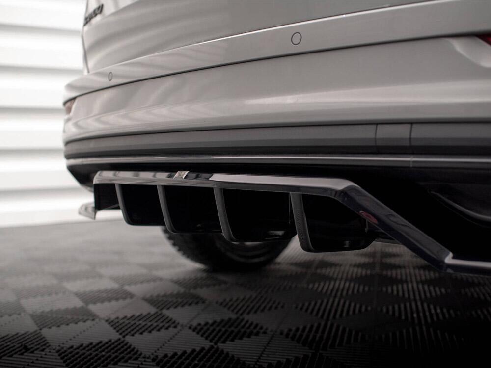 Rear Splitter (Vertical Bars) Skoda Karoq Sportline Mk1 Facelift