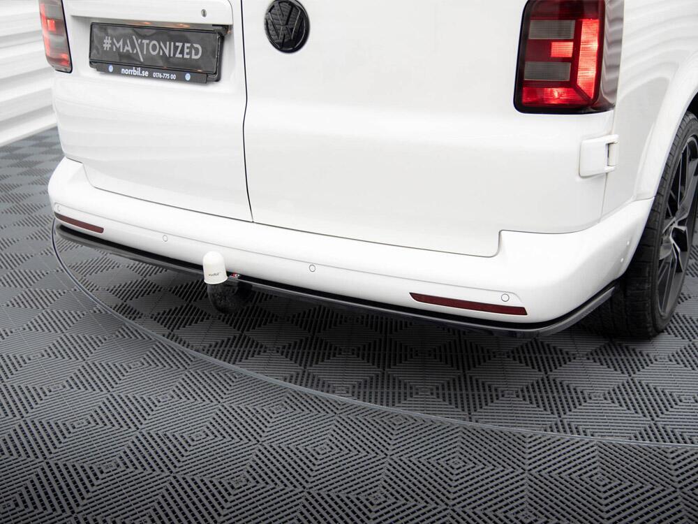 Central Rear Splitter Volkswagen T6 Long Facelift