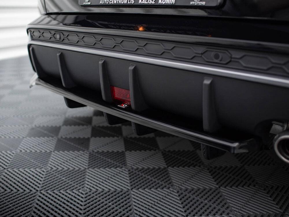 Central Rear Splitter (Vertical Bars) Hyundai Kona N-Line Mk2