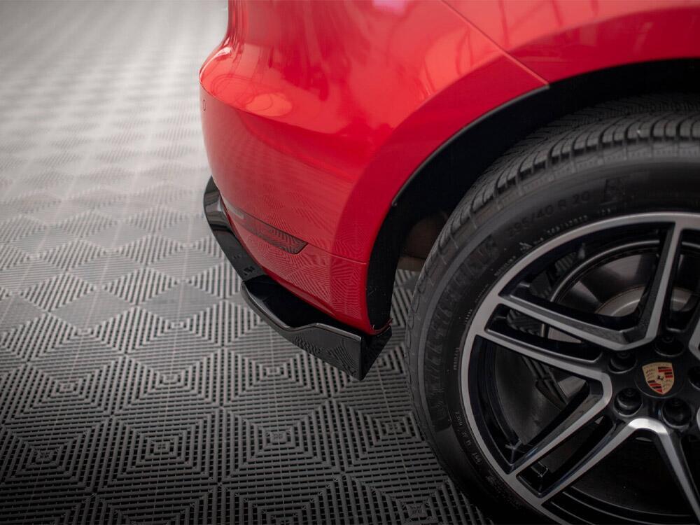 Rear Side Splitters V.2 Porsche Macan GTS / Sport Design Mk1 Facelift