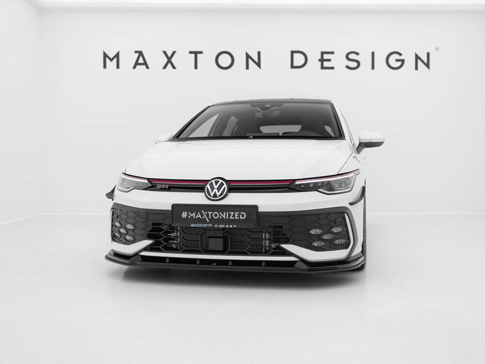 Street PRO Front Splitter V.2 Volkswagen Golf GTI / GTE / R-Line Mk8 Facelift