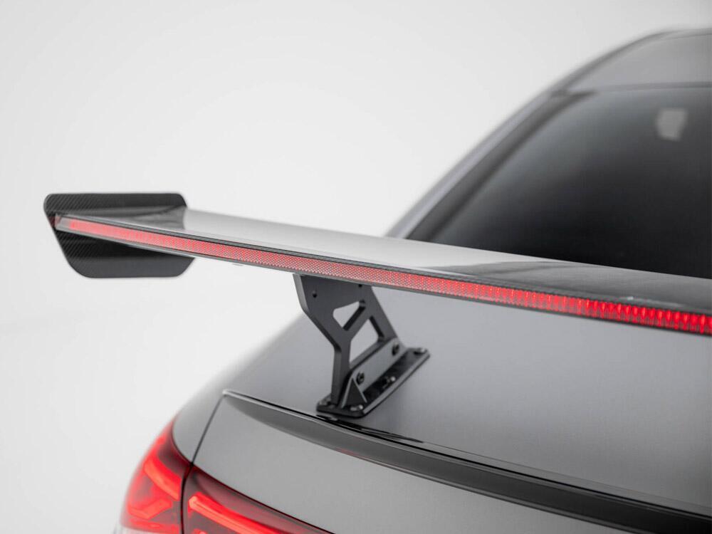 Carbon Spoiler With Internal Brackets Uprights + LED Mercedes-Benz CLA Coupe C118 / C118 Facelift