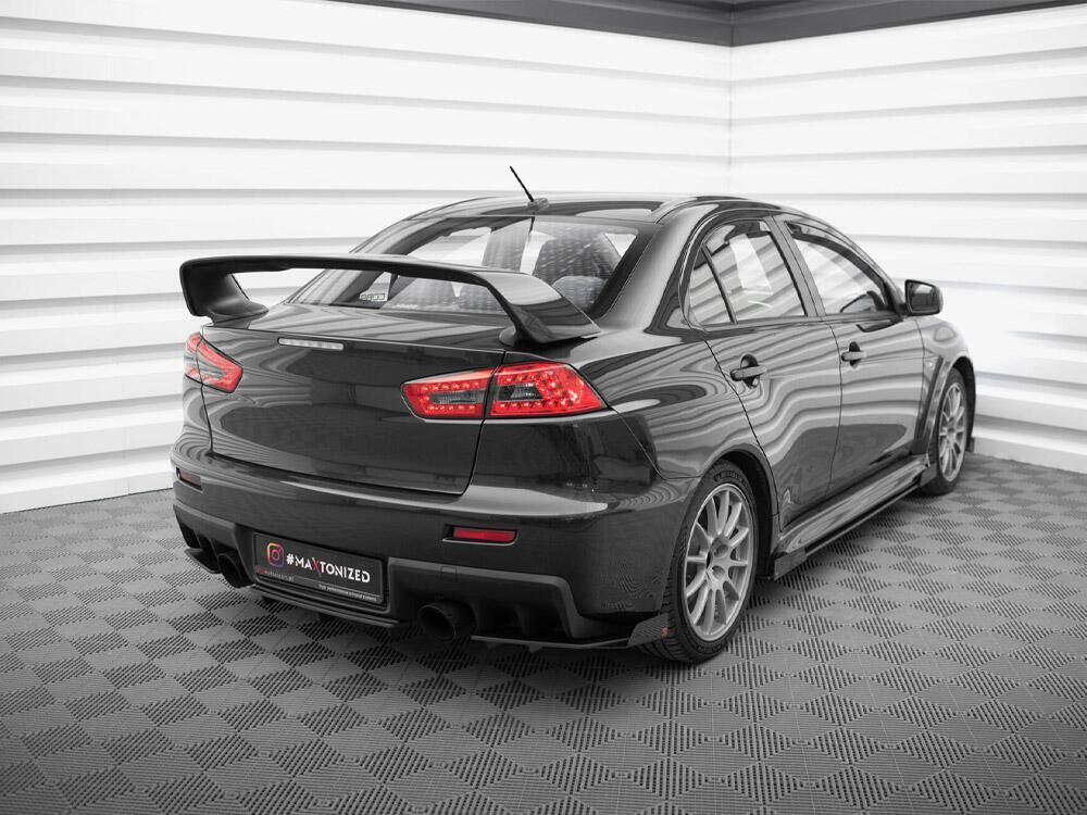 Street Pro Rear Side Splitters + Flaps Mitsubishi Lancer EVO X