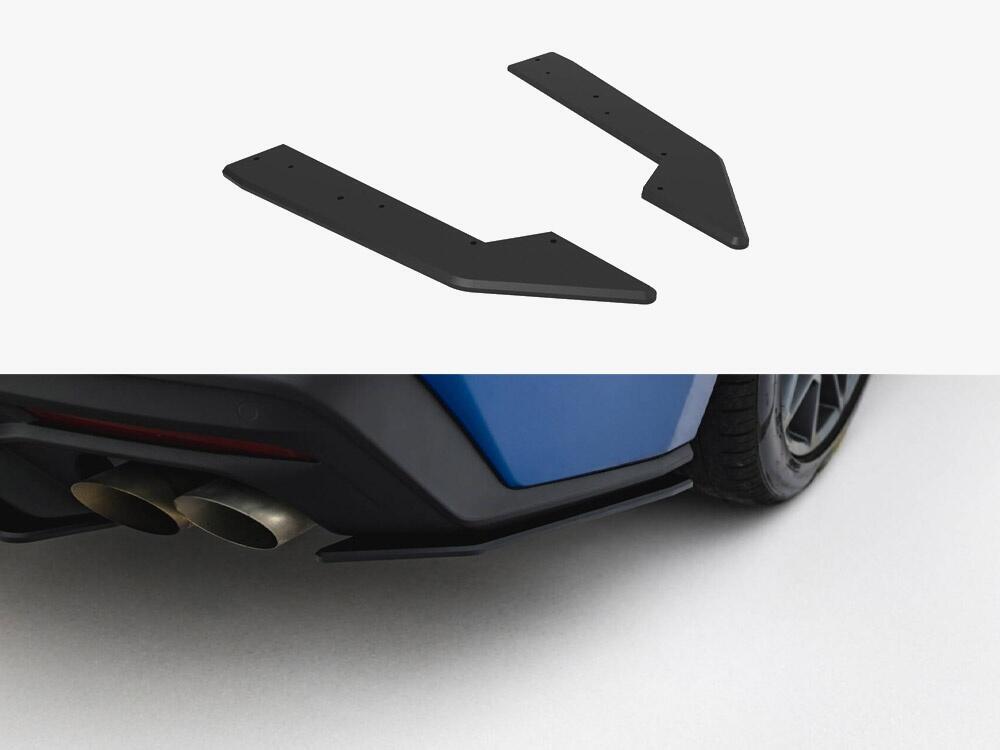 Street Pro Rear Side Splitters Ford Mustang GT Mk7