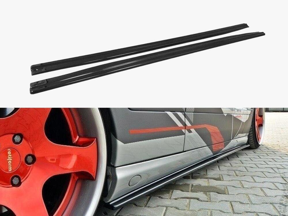 Side Skirts Diffusers Mercedes CL-Class C215 - Carbon Look