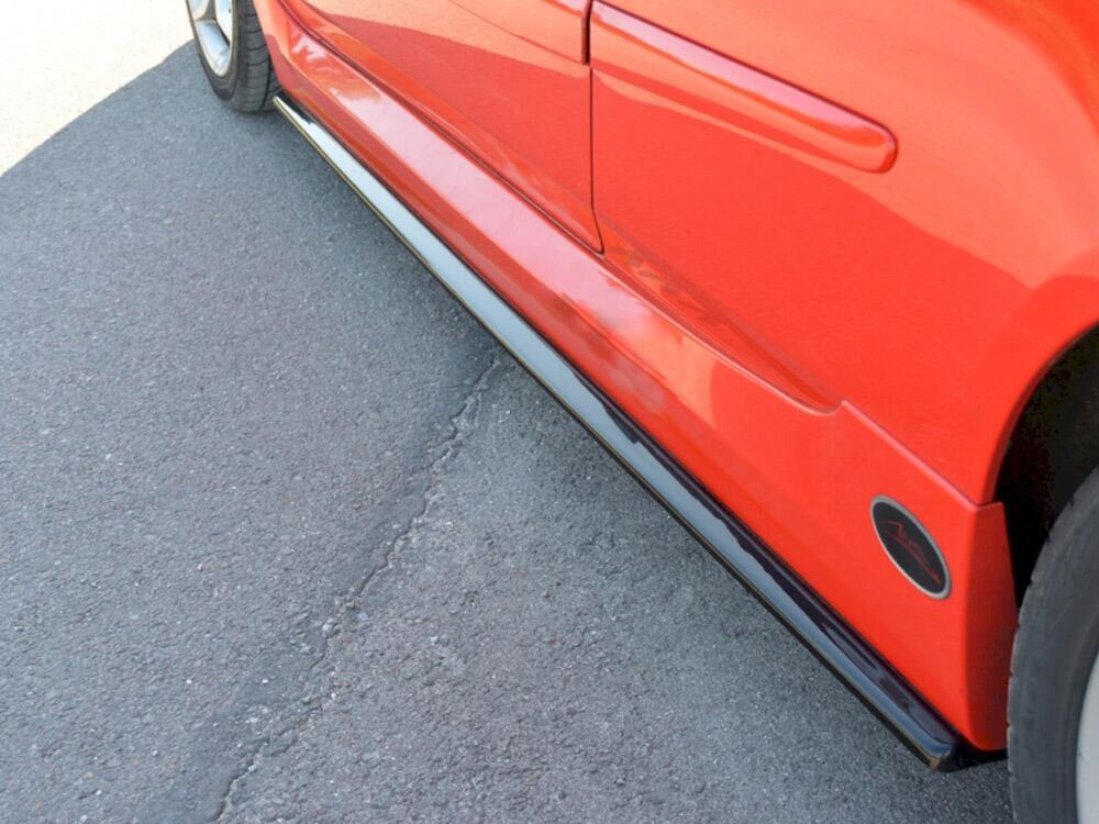 Side Skirts Diffusers Fiat Stilo Schumacher Version - Carbon Look