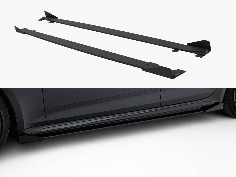 Street PRO Side Skirts Diffusers + Flaps Audi RS5 Sportback F5