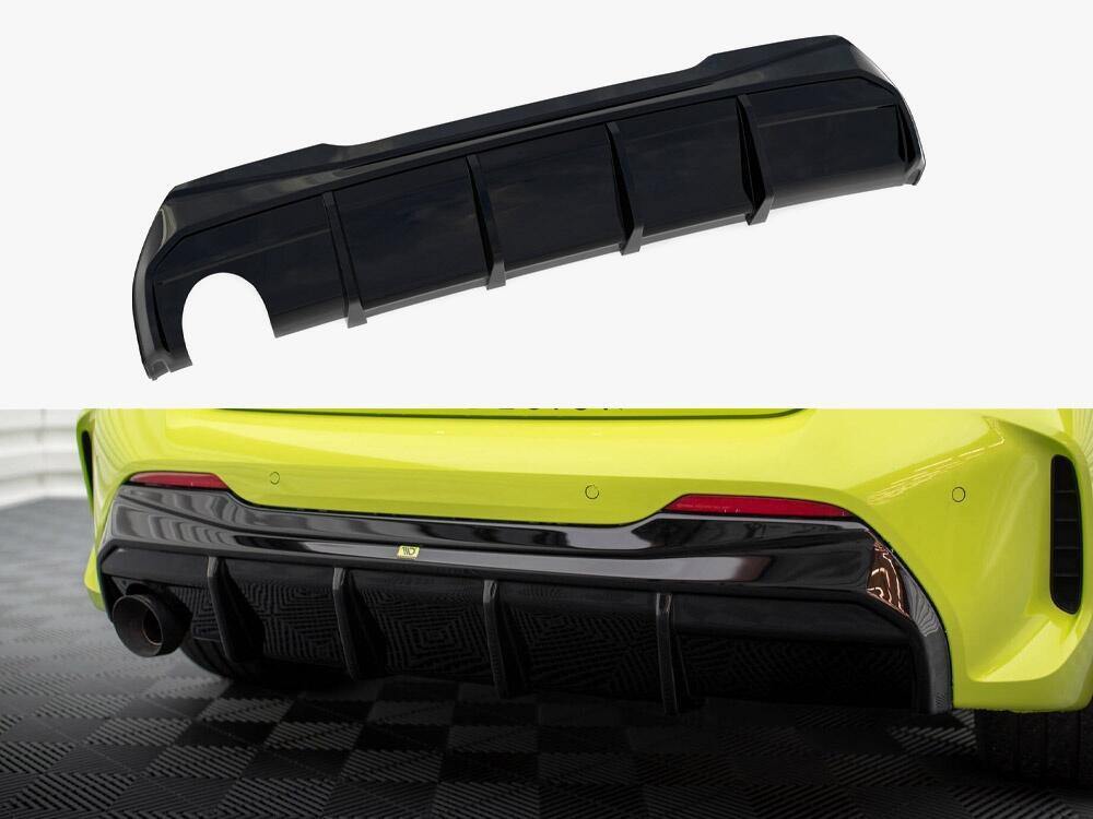 Rear Valance V.3 BMW 1 F40 M-Pack (Single exhaust version on one side)