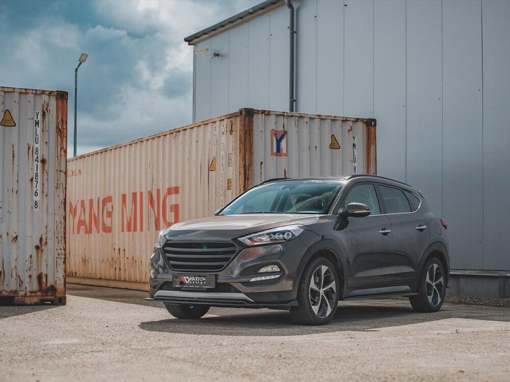 Front Splitter Hyundai Tucson Mk3 Pre-Facelift - Textured