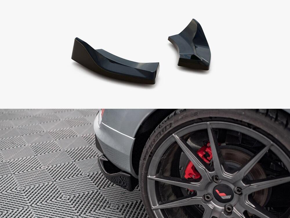 Rear Side Splitters V.1 Ford Fiesta Mk8 ST - Carbon Look