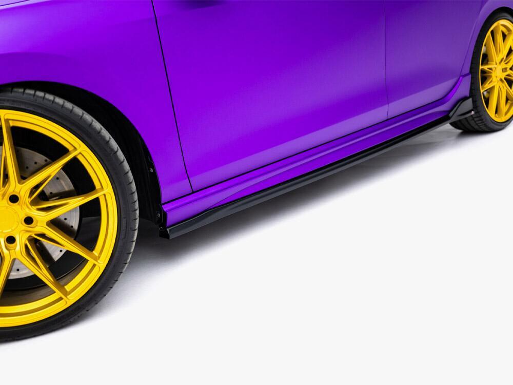 Side Skirts Diffusers V.4 Volkswagen Golf R Mk8 / Mk8 Facelift