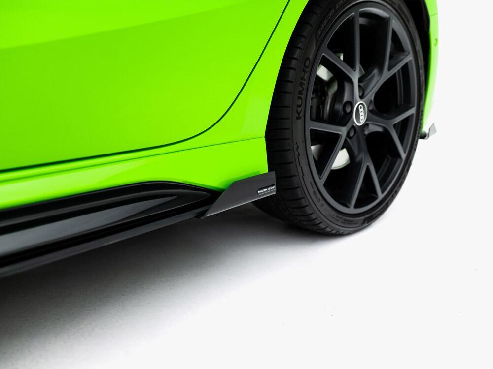 Street PRO Side Skirt Diffusers + Flaps Audi RS3 Sportback 8Y Facelift