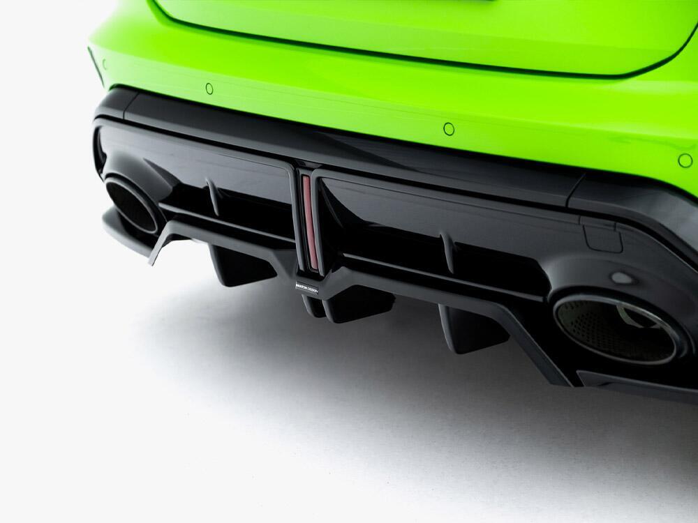 Rear Splitter (Vertical Bars) V.3 Audi RS3 Sportback 8Y Facelift
