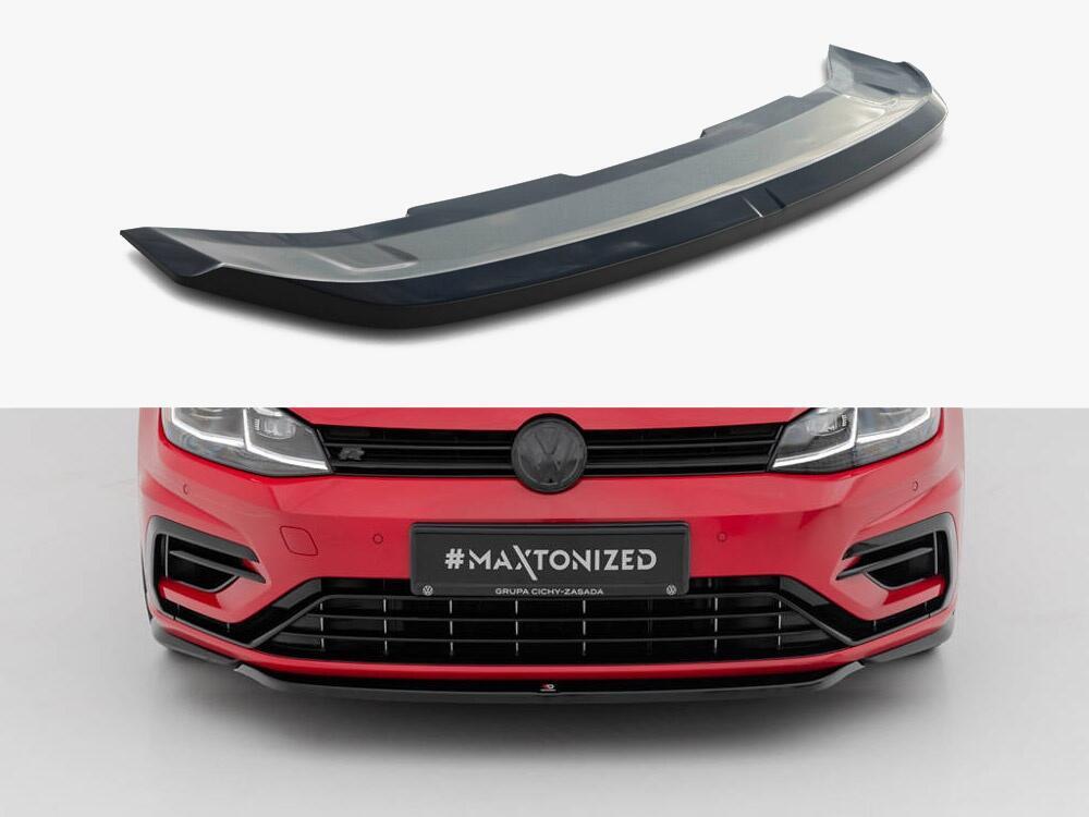 Front Splitter V.5 Volkswagen Golf R / R-Line Mk7 Facelift