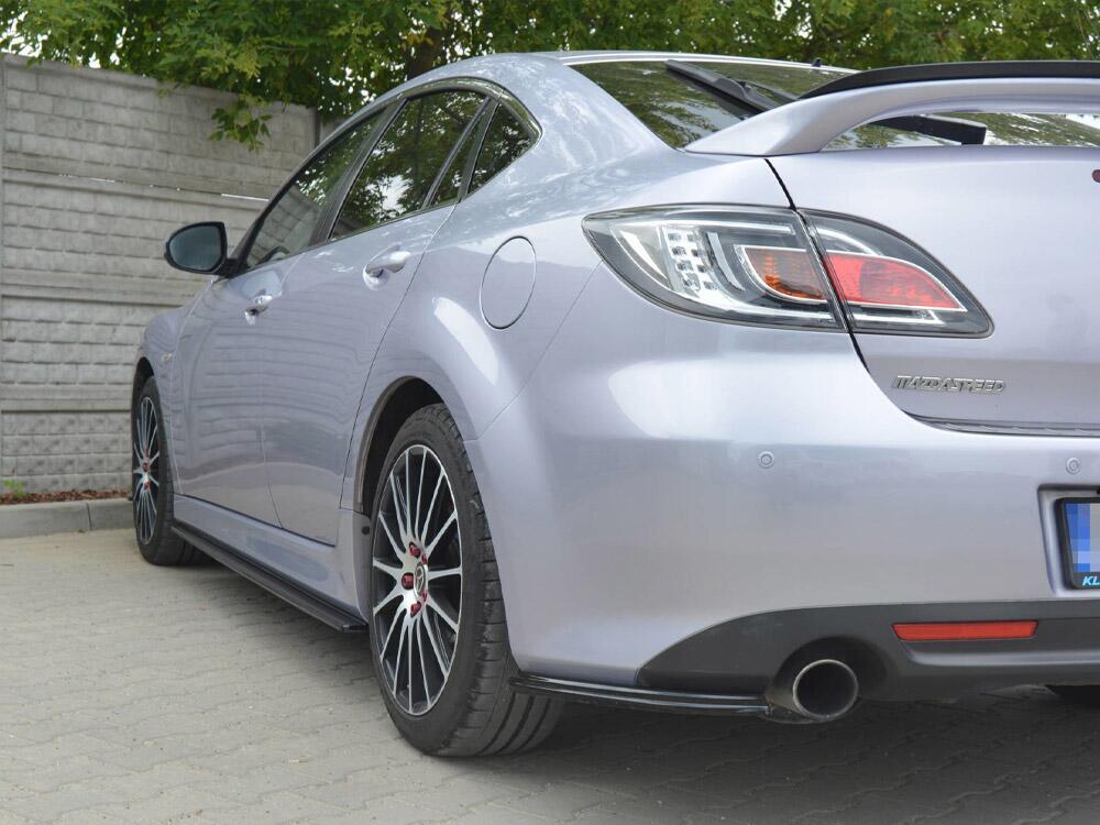 Rear Side Splitters Mazda 6 MK2 Sport Hatch (Gh-series) Pre-facelift (2008-2010)