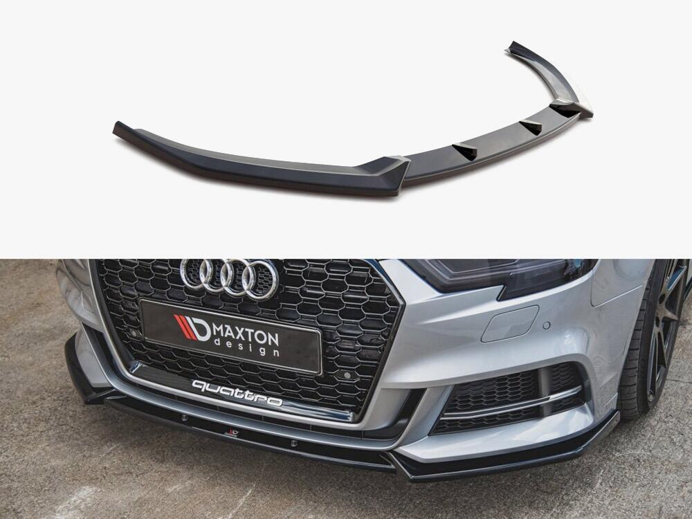 Front Splitter V.3 Audi S3 / A3 S-Line 8V Facelift Sedan (2016-2020)