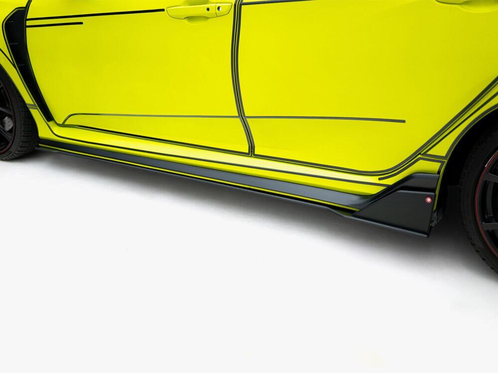 Street PRO Side Skirt Diffusers Honda Civic Type-R Mk10 / Mk10 Facelift