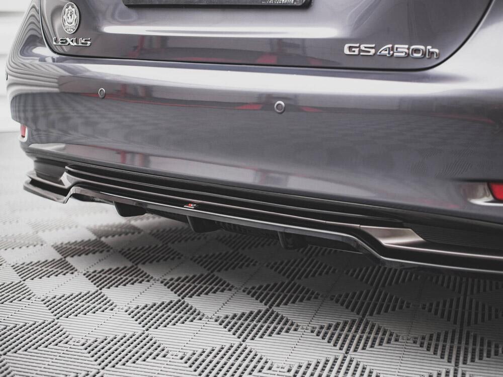 Rear Splitter (Vertical Bars) Lexus GS F Sport Hybrid Mk4 (L10)