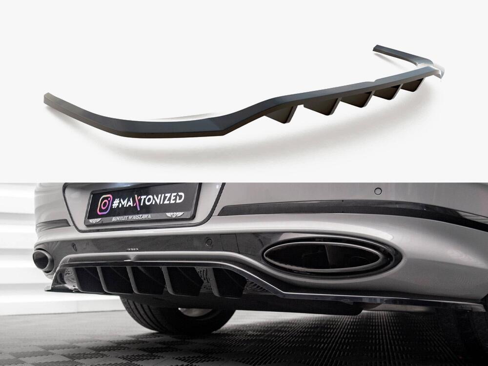 Rear Splitter (Vertical Bars) Bentley Continental Convertible GT Mk3