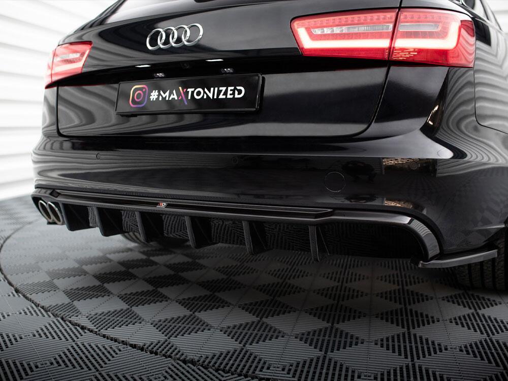 Rear Valance Audi A6 Avant C7 (Single side dual exhaust version)