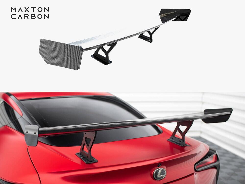 Carbon Spoiler With Internal Brackets Uprights Lexus LC