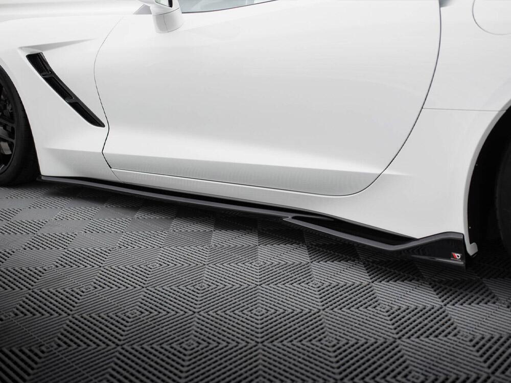 Side Skirts Diffusers V.2 Chevrolet Corvette C7