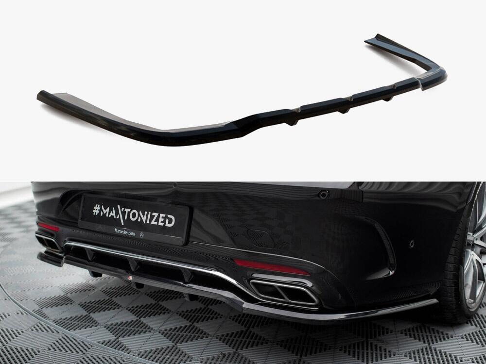 Rear Splitter (Vertical Bars) Mercedes-Benz S Coupe AMG-Line C217 Facelift