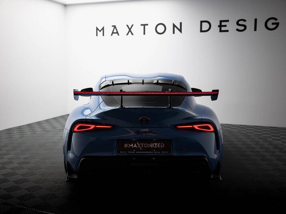 Carbon Spoiler With Upper Swan Mounting + LED Toyota Supra Mk5