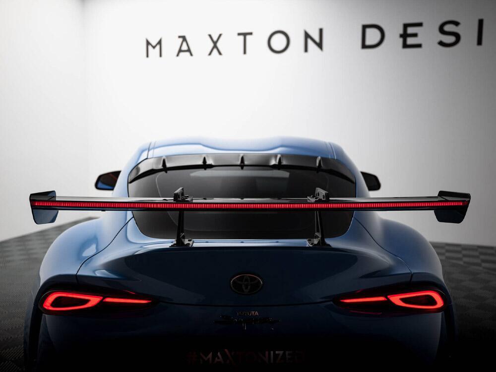 Carbon Spoiler With Upper Swan Mounting + LED Toyota Supra Mk5