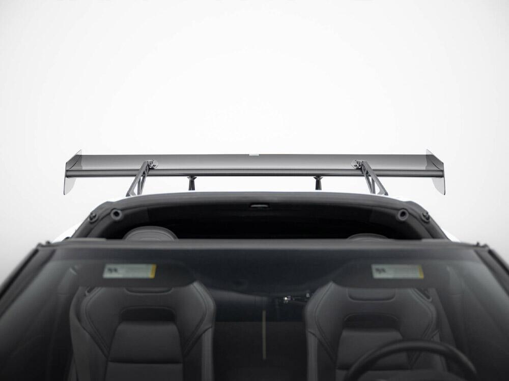Carbon Spoiler With Upper Swan Mounting + LED Chevrolet Corvette Stingray / Grand Sport C7