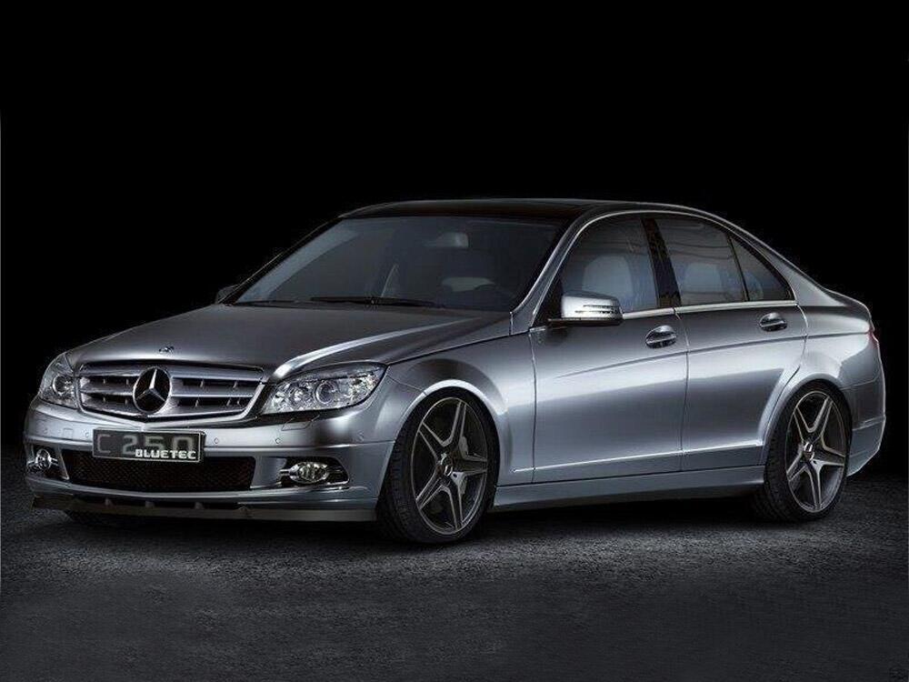 Front Splitter Mercedes C-class W204 Preface - Carbon Look