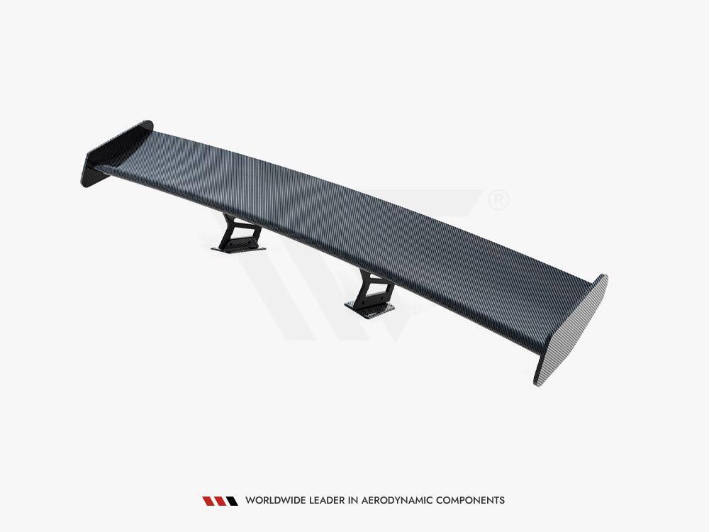 Carbon Spoiler With Internal Brackets Uprights V.2 + LED Porsche 718 Cayman GTS 982c