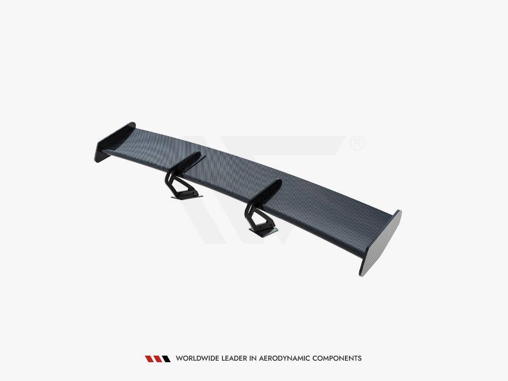 Carbon Spoiler With Upper Swan Mounting V.1 + LED Porsche 718 Cayman GTS 982c
