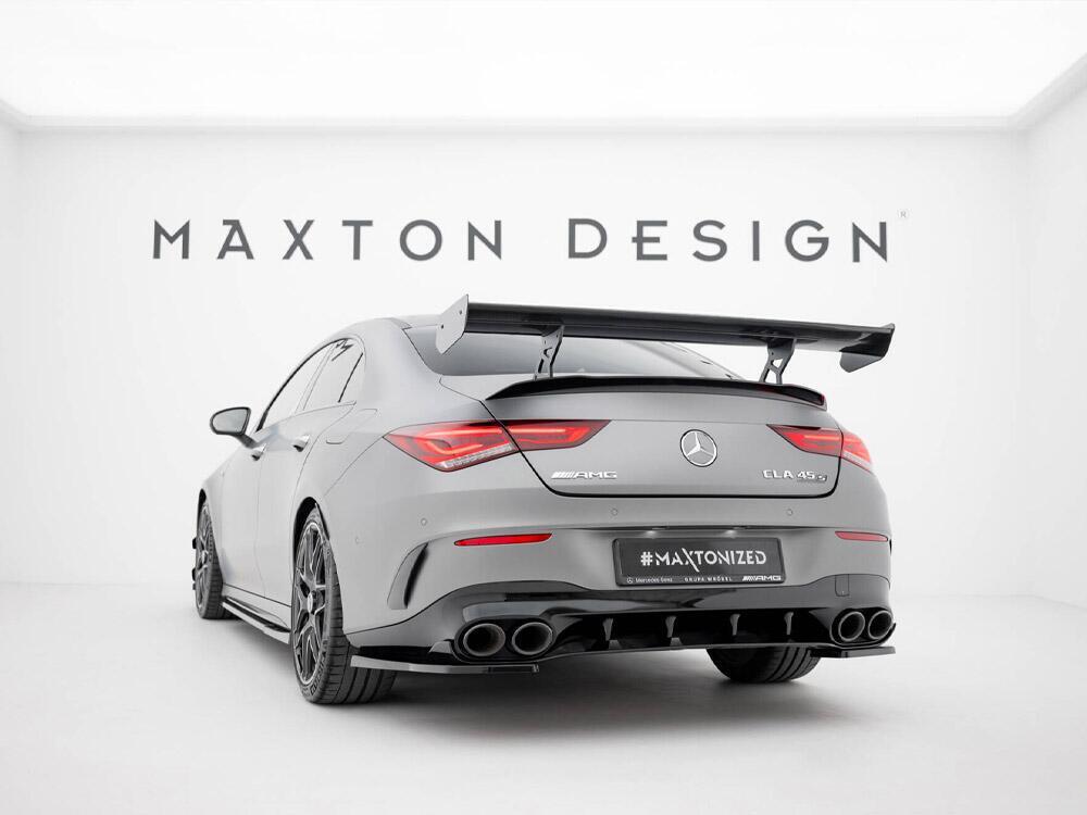 Carbon Spoiler With Internal Brackets Uprights Mercedes-Benz CLA Coupe C118 / C118 Facelift