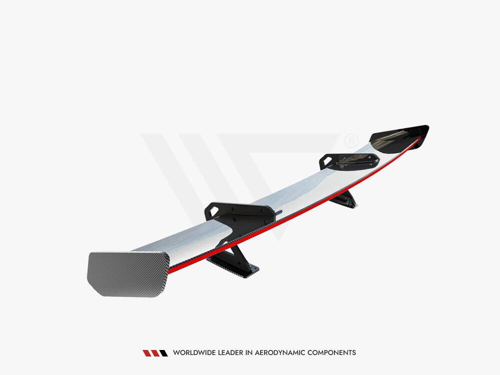 Carbon Spoiler With Upper Swan Mounting + LED Mercedes-Benz CLA Coupe C118 / C118 Facelift